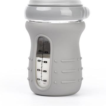 Haakaa Glass Baby Bottle Sleeve - Non Slip Silicone Bottle Cover For Wide Neck Glass Baby Bottle 6Oz -1Pk