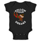 Funny Horror Infant Bodysuit Follow Your Dreams Costume for Babies Black 6M