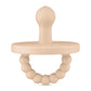 Ryan & Rose Cutie Pat Pacifier Teether (Bulb, Tan)