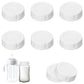 8 Pcs Travel Bottle Caps Compatible With Avent Bottles, Bottle Lids Replacement With Sealing Ring Compatible With Avent Wide-Mou