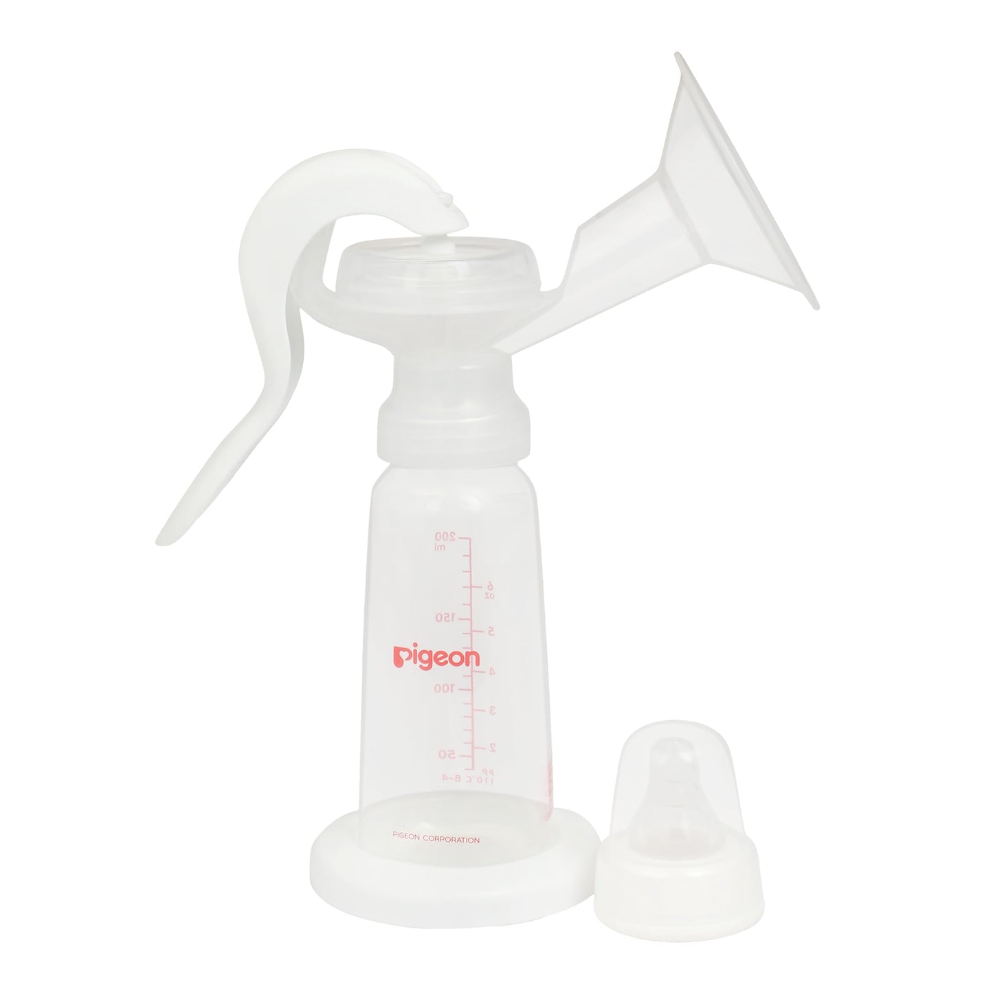 Pigeon Manual Breast Pump Essential | OneHand Adjustable Pumping System | Less Fuss, Less Hassle | Bpa & Bps Safe Materials | C