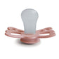 Frigg Butterfly Anatomical Silkysoft Silicone Baby Pacifier | Made In Denmark | Bpa-Free (Pretty In Peach/Primrose, 6-18 Months)