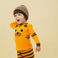Vaenait Baby Kids Boys Girls Long Sleeve Cotton Sleepwear Pajamas 2Pcs Set Tie Tiger 6-7Y/Xl