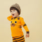 Vaenait Baby Kids Boys Girls Long Sleeve Cotton Sleepwear Pajamas 2Pcs Set Tie Tiger 12-18M/Xs