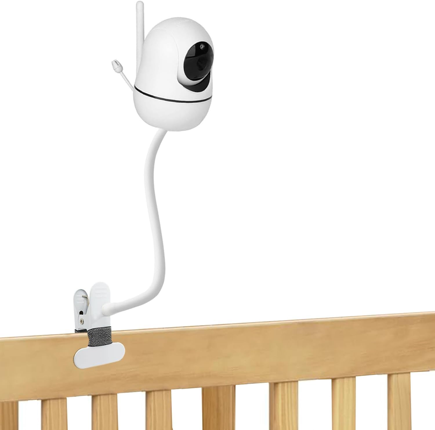 Flexible Baby Monitor Clip Clamp Mount Compatible with HelloBaby HB6550/HB65/HB66/HB248,ANMEATE SM935E,iFamily 43E,Kidsneed SM93
