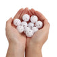10 Pcs White Rattle Balls Inserts Rattle Box Repair Doll Noise Maker Noise Maker Insert Rattle for Animal Puppet Doll Pet Rattle