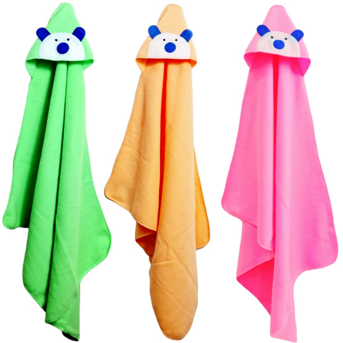 First Kick Baby Polyester Blankets Newborn Combo Pack of Rainbow A/C Durable Blanket for Baby Wrapper Durable for Baby Boys and 