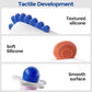 Evoceler Baby Toys, 2 Pac Bear Rattles & Shaker Toys with Teether, Sensory Toys for 0+M Babies, Soft Silicone BPA Free, Perfect