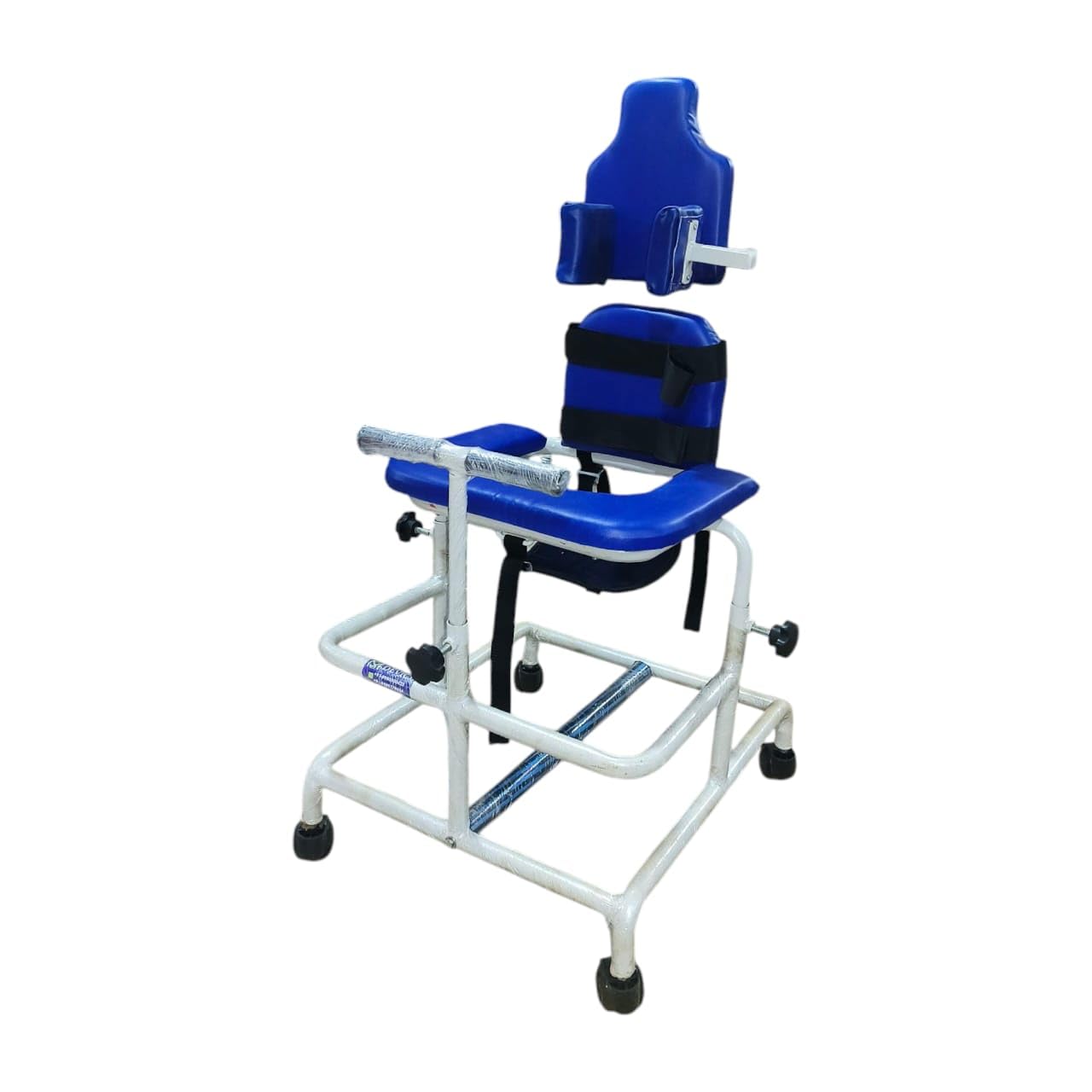 Cp Child Walker With Headrest  Height Adjustable Mobility Aid For Children Aged 4 To 7 Years, Providing Support, Stability, And