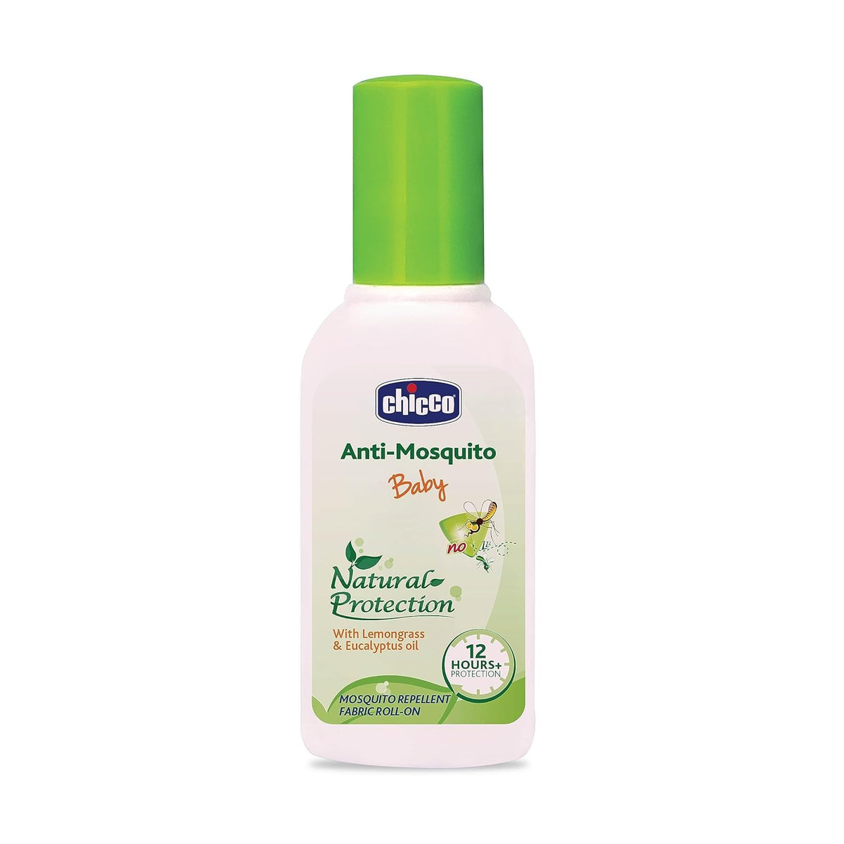 Chicco AntiMosquito Baby Fabric RollOn With The Natural Protection Of 12+ Hours, 2Pc (8Ml + 8Ml)