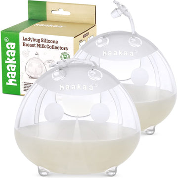 Haakaa Ladybug Milk Collectors Breastmilk Catcher Wearable Nursing Cups For Breastfeeding Moms To Collect Leaky Breast Milk, Pro