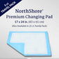 Northshore Premium Quilted Baby Changing Pads, 5 Ct