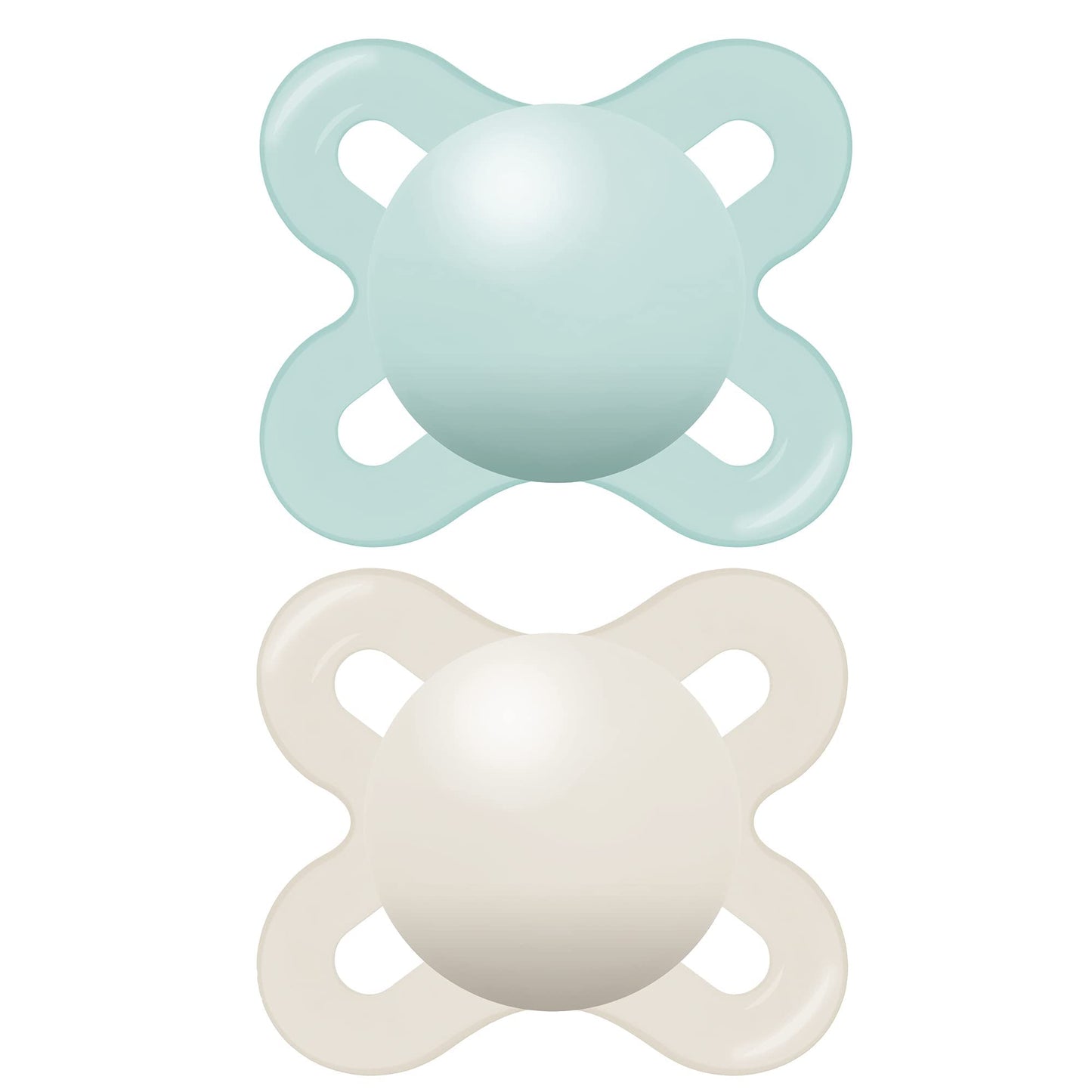 Mam Original Start Matte Newborn Baby Pacifier, Best Pacifier For Breastfed Babies, Sterilizer Case, Unisex, 0-3 Months (Pack Of