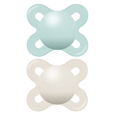 Mam Original Start Matte Newborn Baby Pacifier, Best Pacifier For Breastfed Babies, Sterilizer Case, Unisex, 0-3 Months (Pack Of