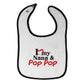 Toddler & Baby Bibs Burp Cloths Love I Love My Nana & Pop Grandpa Grandma Cotton Baby Items For Baby Girl & Boy White Black Desi