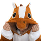 Yameng Girls And Boys Lovely Onesie Brown Horse Pajamas Soft Fleece Halloween Costume