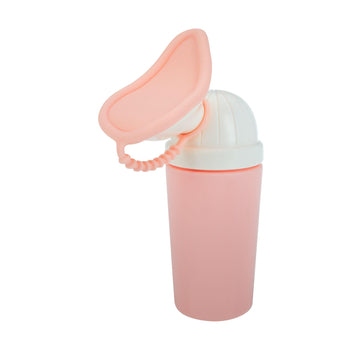 Nuby Girl'S Travel Urinal, Ergonomic Funnel Design, Leak-Proof Portable Potty For Toilet Training, Compact Kids Travel Essential