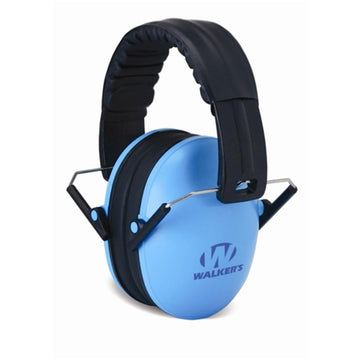 Walker'S Youth Childrens Low Profile Lightweight Padded Headband Adjustable Folding Noise-Reducing Hearing Protection Earmuffs,