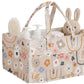 Kemiv Large Capacity Baby Caddy Organizer | Stylish Nursery Storage Basket for Newborn Essentials