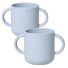 Rocced Silicone Tiny Cups For Baby Silicone Baby Drinking Cups With 2 Handles, Toddler Training Cups Easy Grip For 6 Months+ 150