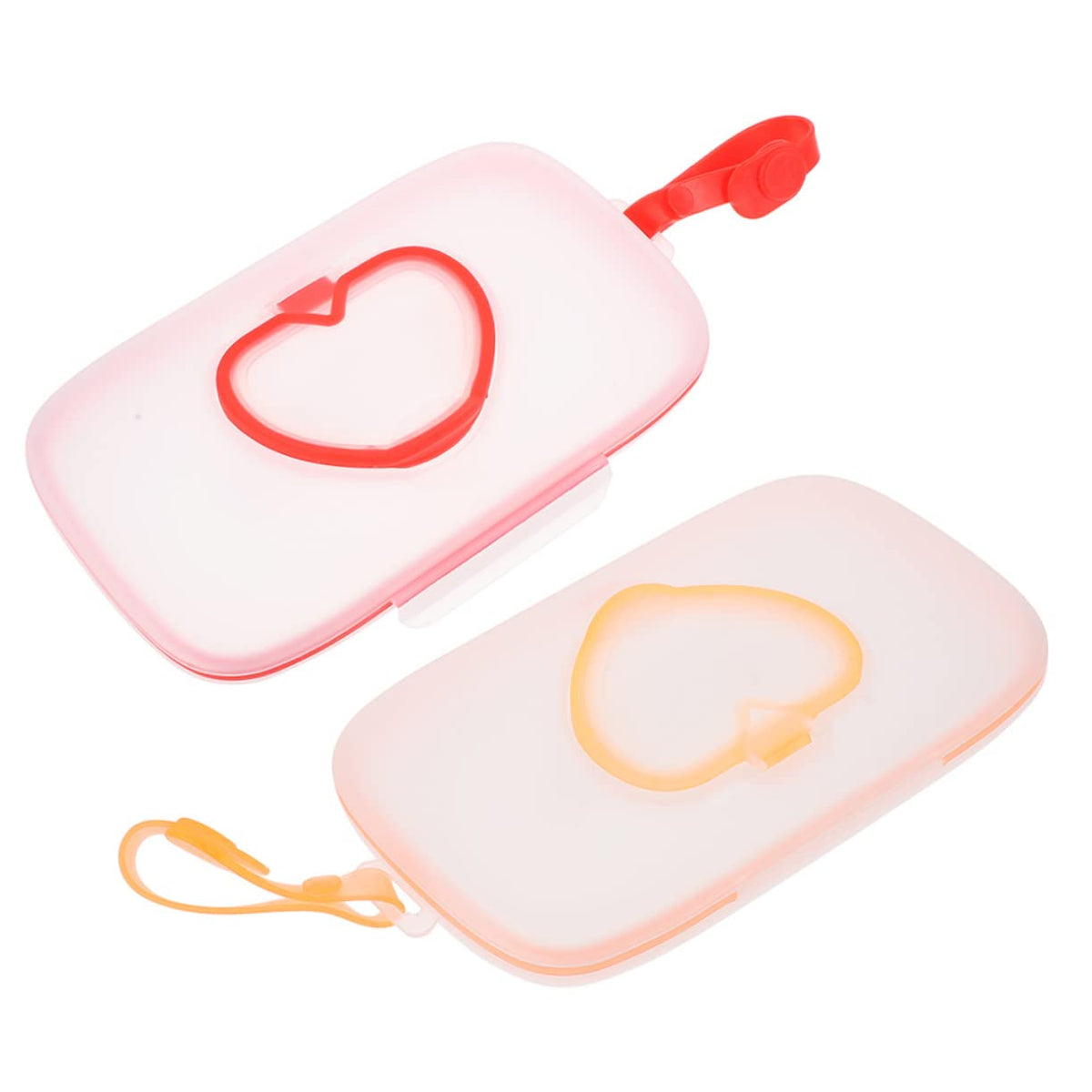 Kisangel 2pcs Wipe Dispenser Box for Travel Wipes Holder Case for Diaper Bag Stroller