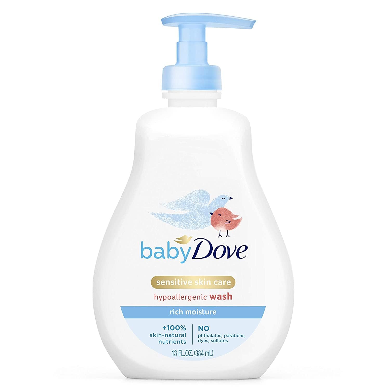 Baby Dove Tip To Toe Wash Rich Moisture - 13 Oz, Pack Of 4