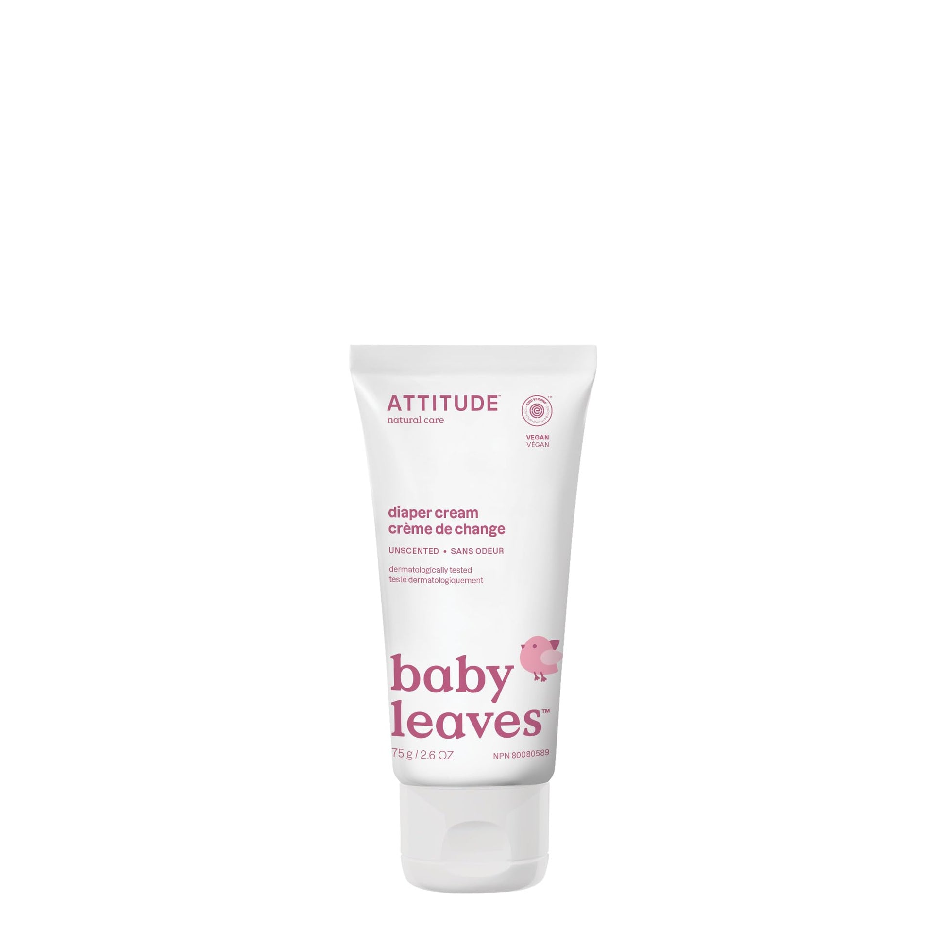 ATTITUDE Natural Zinc Diaper Cream | EWG VERIFIED, Hypoallergenic, Dermatologist Tested and Fragrance-Free Diaper Rash Cream | B