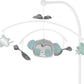 Fisher-Price Baby Bedside Sleeper Soothing Motions Bassinet with Lights Music Vibrations & Toy Mobile for Newborns 0+ Months, Sw