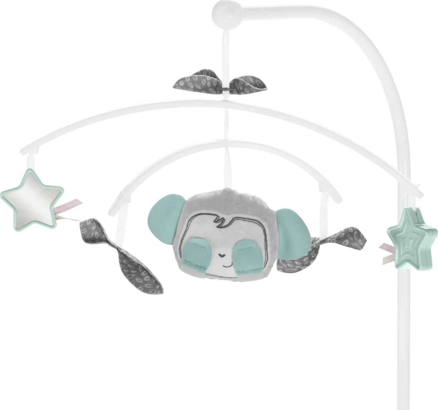 Fisher-Price Baby Bedside Sleeper Soothing Motions Bassinet with Lights Music Vibrations & Toy Mobile for Newborns 0+ Months, Sw