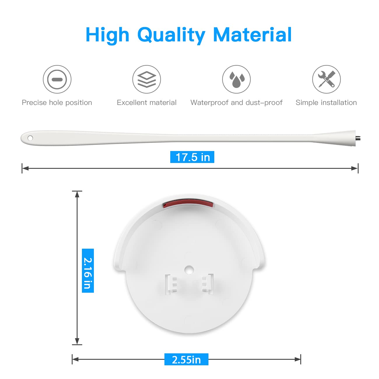 Koroao Baby Monitor Mount For Vtech Vm5463/Rm5764Hd /Rm5864Hd/ Rm7764Hd/Bm3800/Bm4700/ Bm5600/ Bm5700 Baby Monitor Versatile Twi