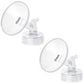 2pcs 17mm Flange Compatible with Spectra S1 S2 9 Plus Synergy Gold Ameda MYA Motif Luna Breast Pump, Replacement to Spectra Pump