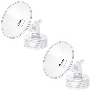 2pcs 17mm Flange Compatible with Spectra S1 S2 9 Plus Synergy Gold Ameda MYA Motif Luna Breast Pump, Replacement to Spectra Pump