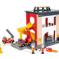 BRIO 33833 World Central Fire Station - Interactive Toy Set with Fire Truck and Accessories | Light and Sound Features | Compati