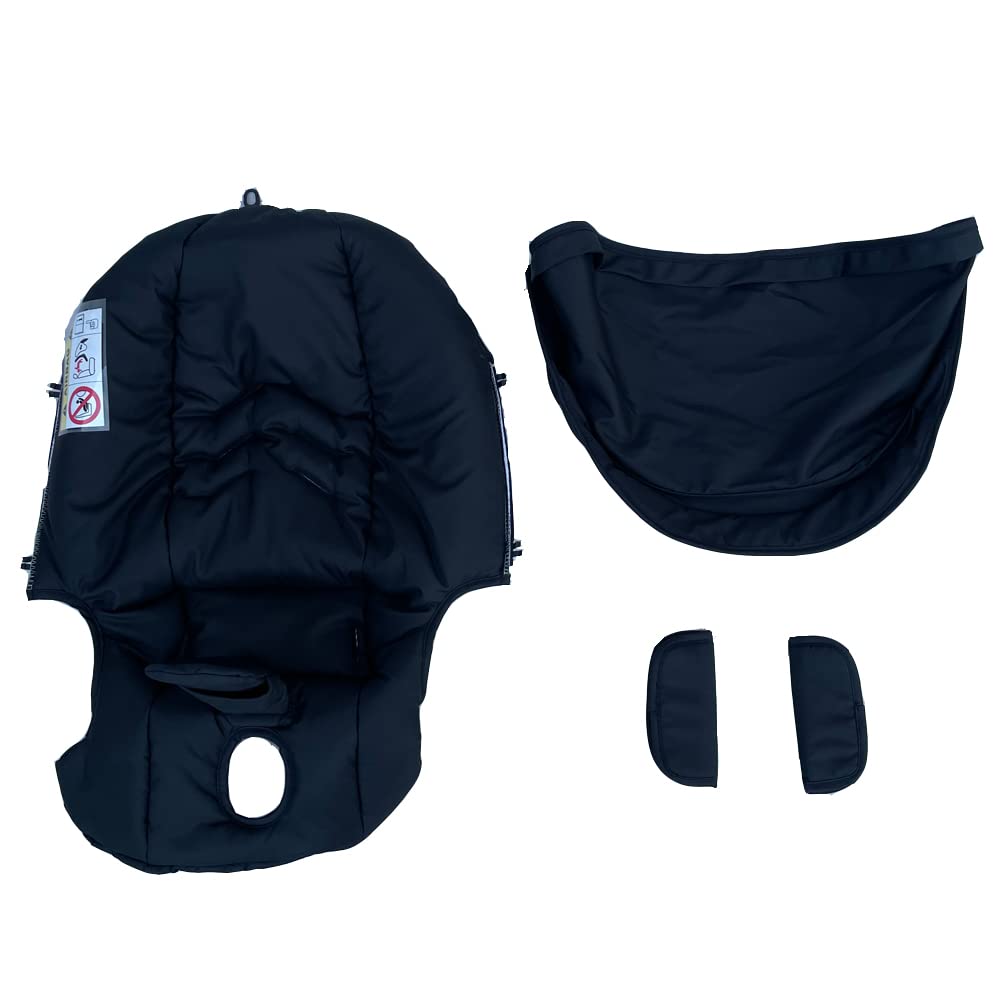 Changing Washing Kit ,Canopy Sunshade Cover,Compatible With Car Seat Doona Strollers (Black)