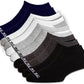 Rc. Royal Class Men No Show Ankle Socks For Men, Cushioned Towel Low Cut Casual & Sports Cotton Unisex Socks, Pack Of 5 Pairs, S
