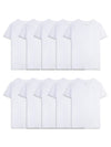 Fruit Of The Loom Boys Eversoft Cotton Undershirts, T Shirts & Tank Tops Underwear, T Shirt - Toddler - 10 Pack - White, 2-3T Us