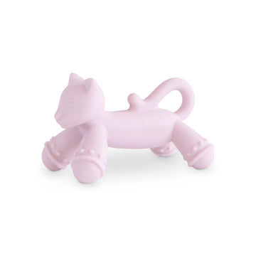 mushie Silicone Baby Teether Toy | Cat Figurine Teether