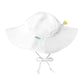 Green Sprouts Toddler Brim Sun Protection Hat, White, 2T-4T