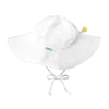 Green Sprouts Toddler Brim Sun Protection Hat, White, 2T-4T