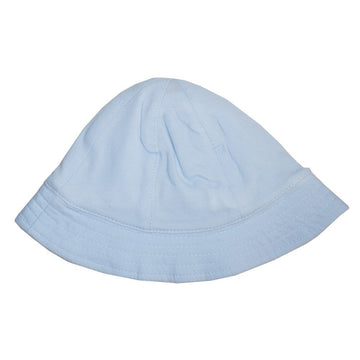 1140 Bambini Baby Unisex Cotton Interlock Snap Chin-Strap Sun Hat (0-6Mo, Blue)