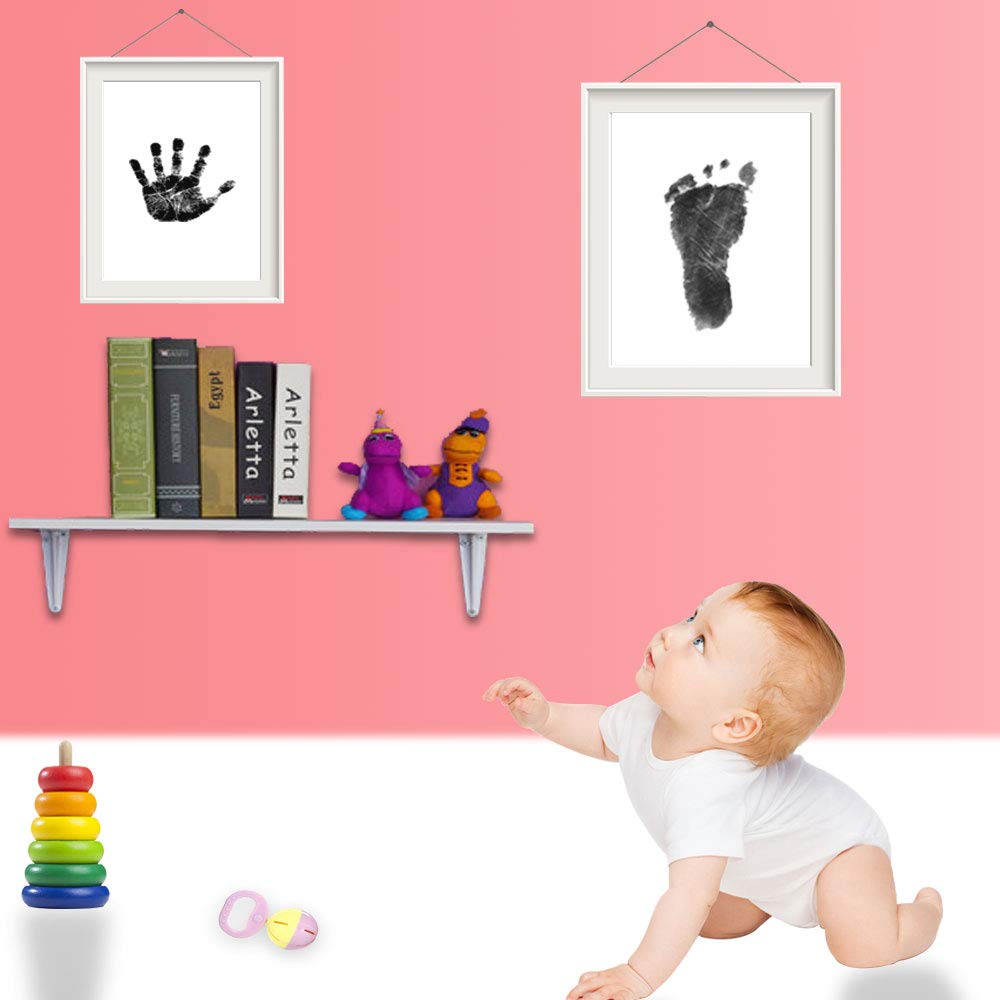 Ink Pad For Baby Footprint, Baby Handprint, Paw Print Pad, Create Impressive Keepsake Stamp, Non-Toxic Ink Pad, Perfect Baby Sho