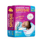 Sposie Booster Pads, Stop Overnight Diaper Leaks, Fits Sizes Newborn 1 2 3, No Adhesive for Sensitive Skin, 32 ct.
