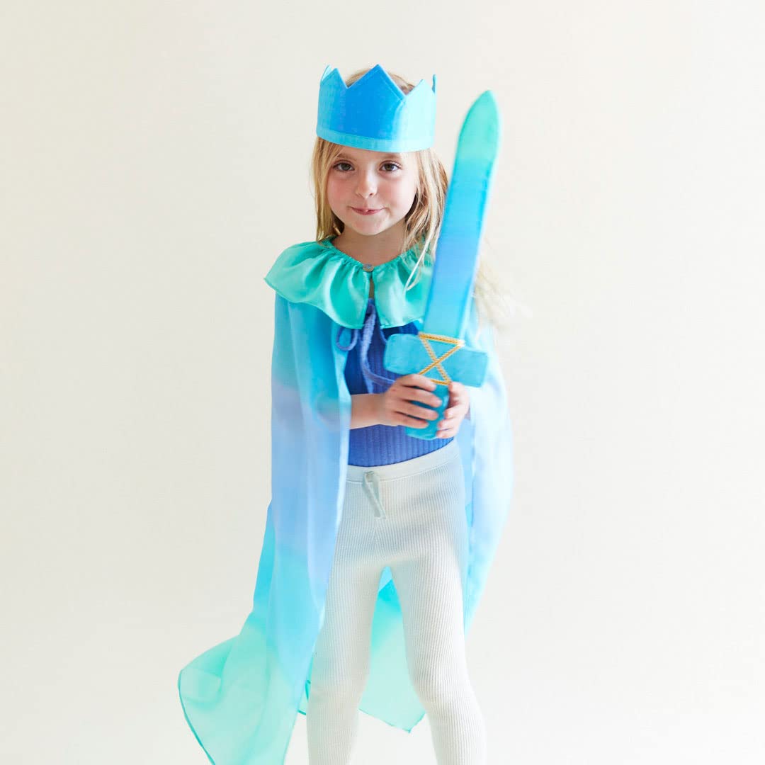 Sarah'S Silks Sea Crown | Creative Waldorf Dress-Ups For Open-Ended Play