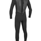 ONeill Mens Reactor-2 32mm Back Zip Full Wetsuit, BlackBlack, 3XL