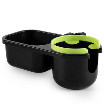 Accmor 2 In 1 Stroller Tray, Stroller Cup Holder Snack Tray, Non-Slip Grip Clip Stroller Accessory Stroller Tray Compatible With