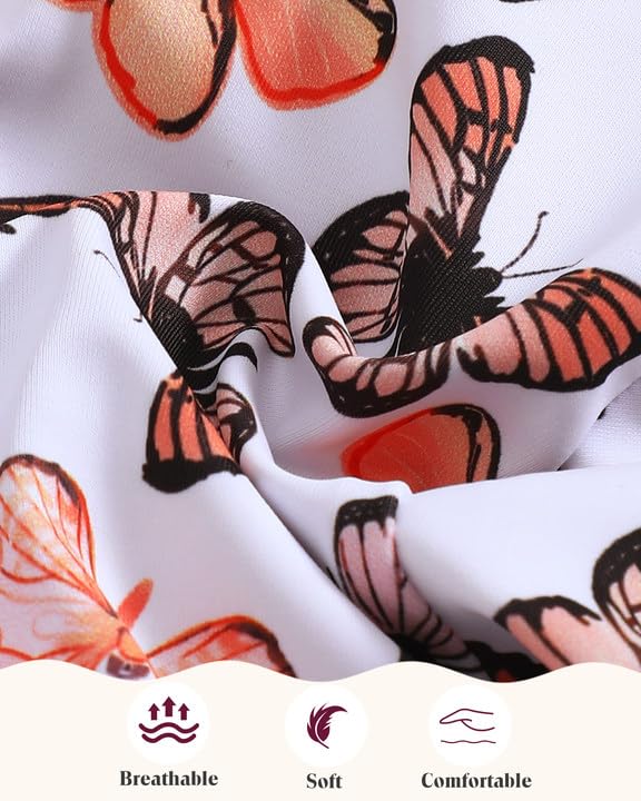 Mioglrie Toddler Bathing Suit Girl 3T 4T Swimsuit Girls Toddler Beach Swim Suit 2 Piece Pink Butterfly Bikini Summer Swimwear Ta