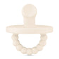 Ryan & Rose Cutie Pat Pacifier Teether (Slant, Ivory)
