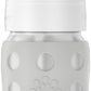 Lifefactory 8-Ounce Stainless-Steel Vacuum-Insulated Wide-Neck Baby Bottle With Sippy Nipple, Stone Gray, Ls2251Wcg4