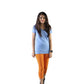 TWIN BIRDS Orange Tango Kids Capri Legging_24