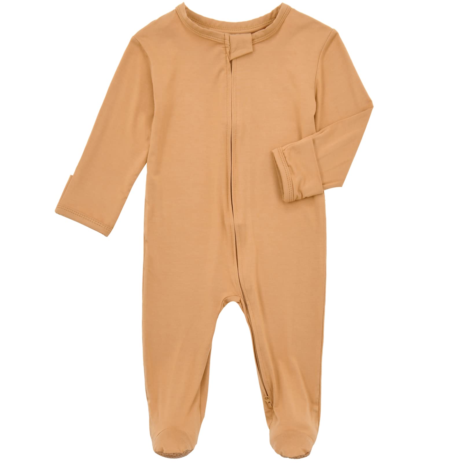 Aablexema Baby Footie Pajamas Zipper - Rayon From Bamboo Infant Footed Pjs With WBBAPB0B2Q3JJFN